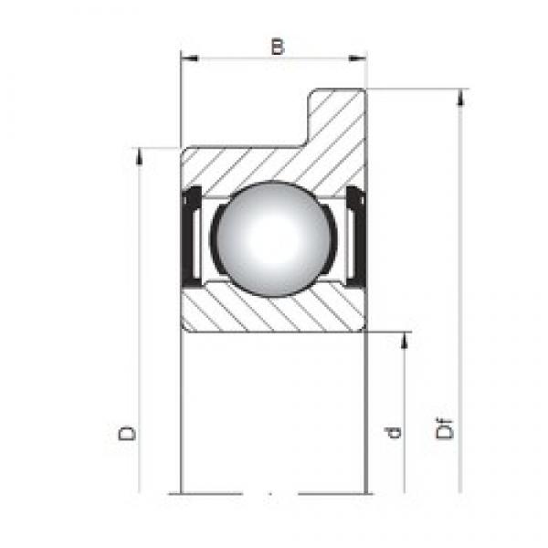 6 mm x 15 mm x 5 mm  ISO FL619/6 ZZ roulements rigides à billes #1 image